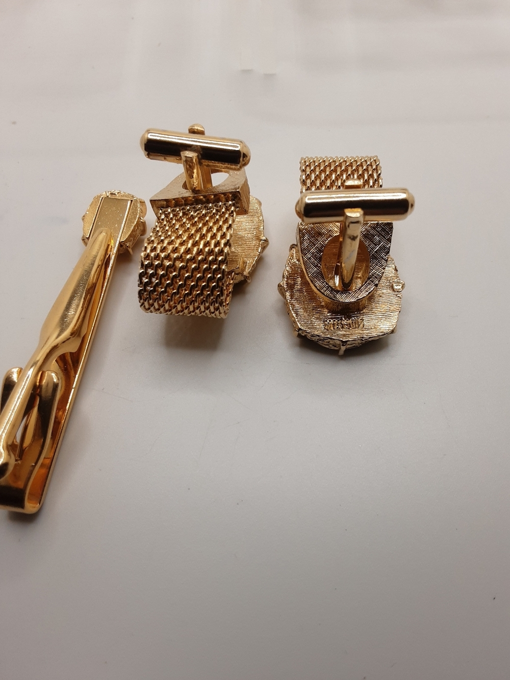 Men's Vintage Swank and Anson Cufflinks and Tie Bars Lot - Picture 7 of 16